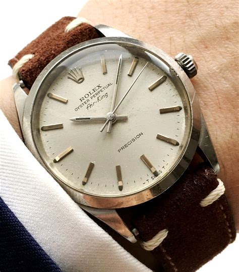 vintage rolex air king on wrist|polarising rolex air king review.